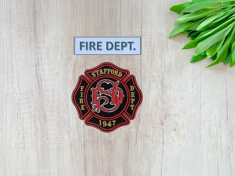 Insignias del Departamento de Bomberos